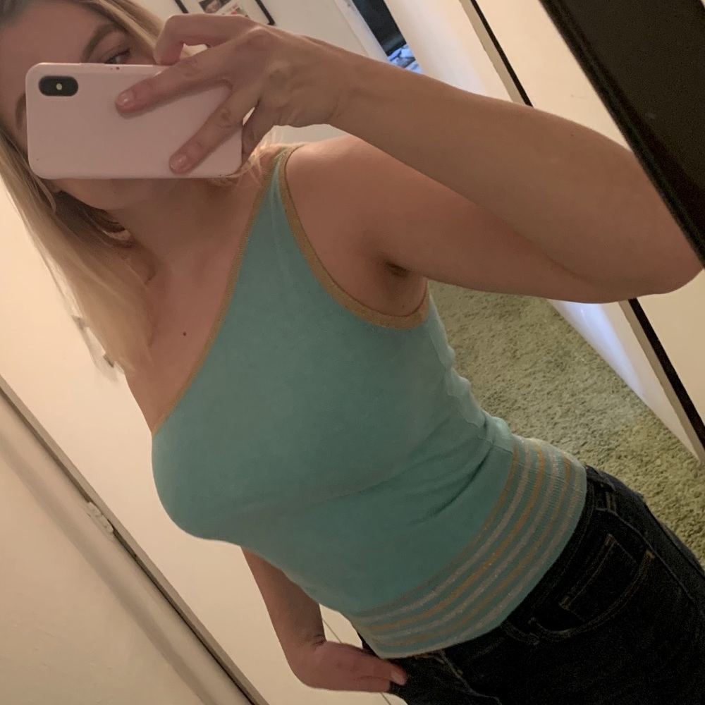 Vintage INTERMIX One-Shoulder Y2K Top